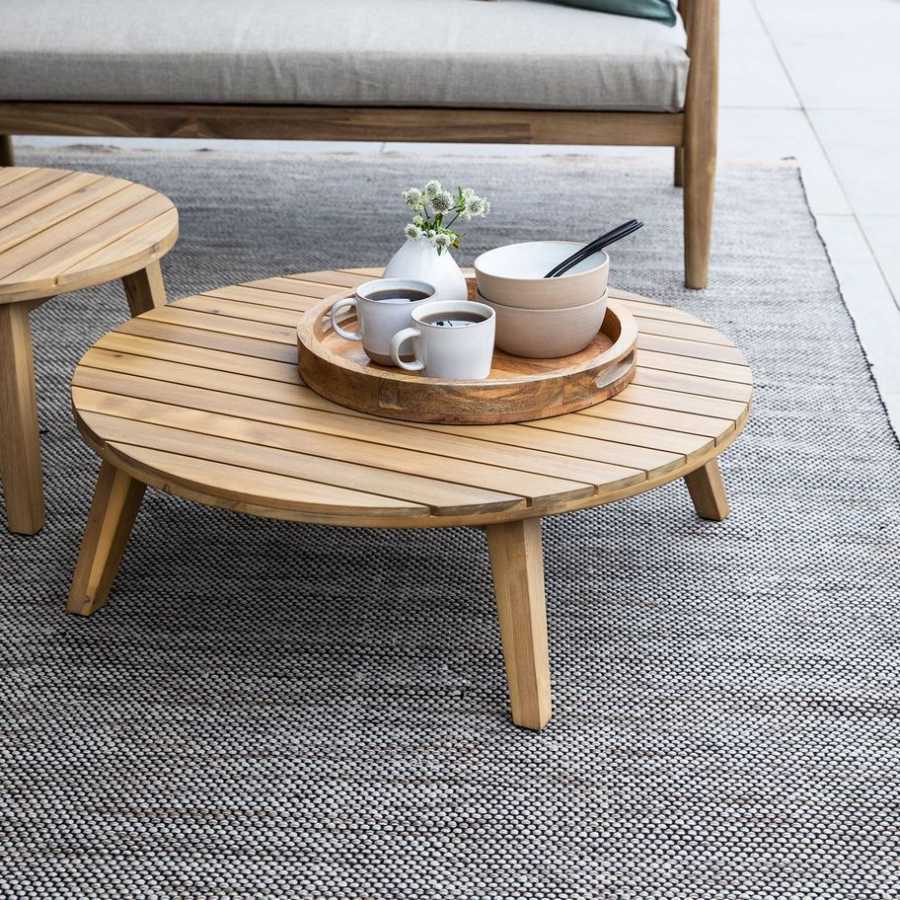 Garden Trading Durley Low Outdoor Coffee Table - Natural