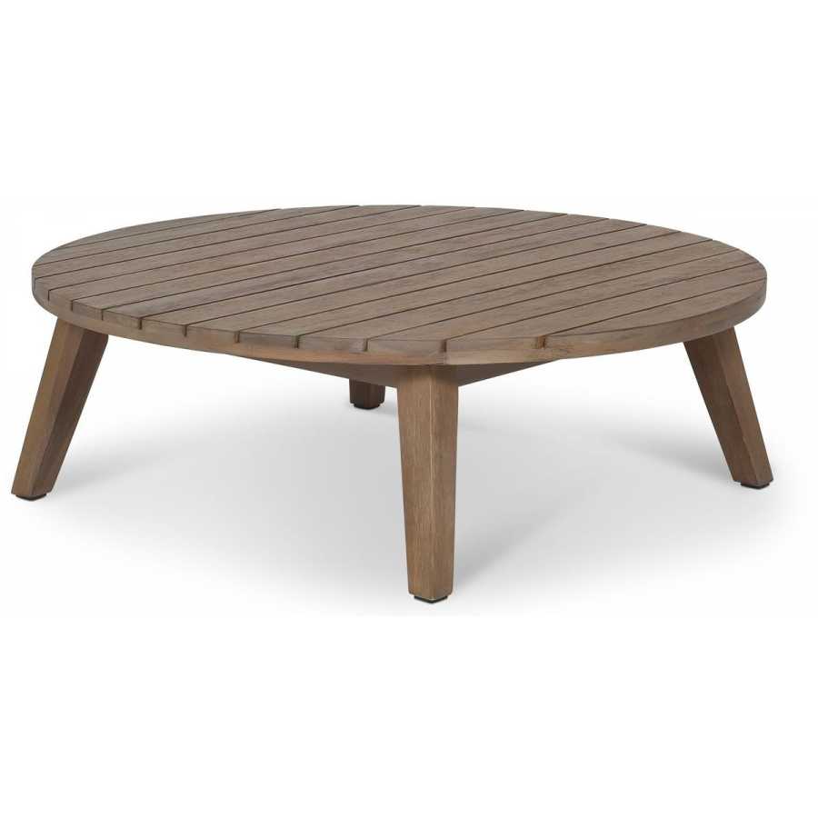 Garden Trading Durley Low Outdoor Coffee Table - Dark Natural