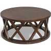 Garden Trading Oxhill Round Coffee Table - Antique Brown