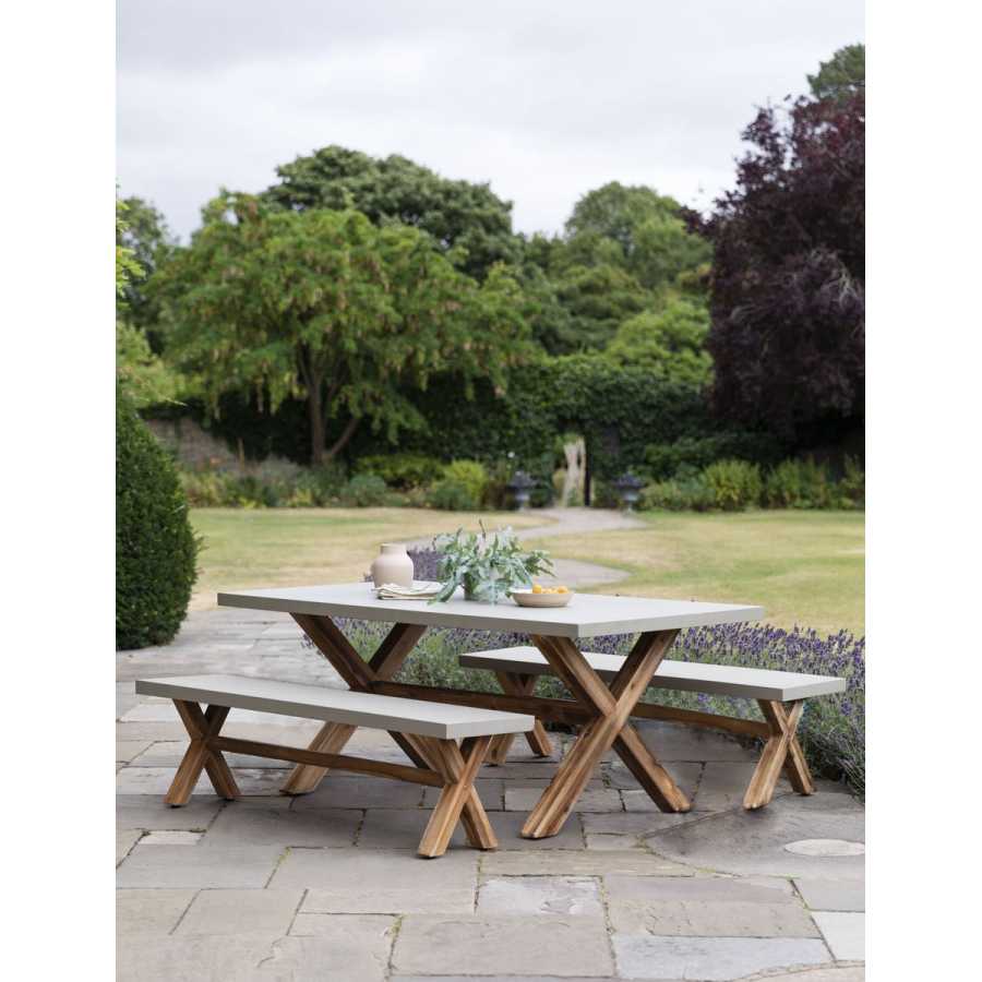 Garden Trading Burford Outdoor Table & Bench Set - Small