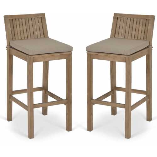 Garden Trading Porthallow Outdoor Bar Chairs - Set of 2