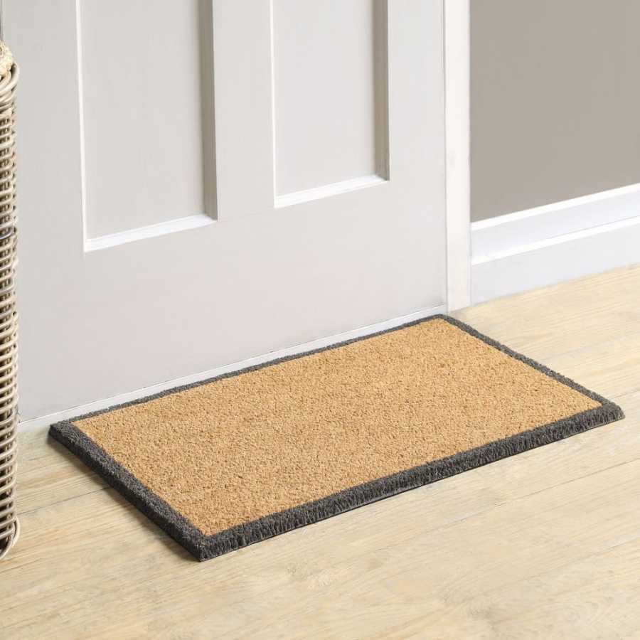 Garden Trading Charcoal Border Doormat - Small