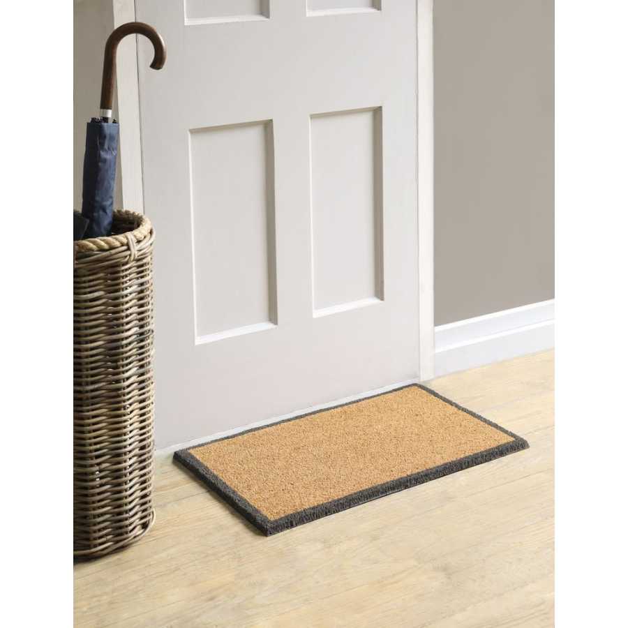 Garden Trading Charcoal Border Doormat - Small