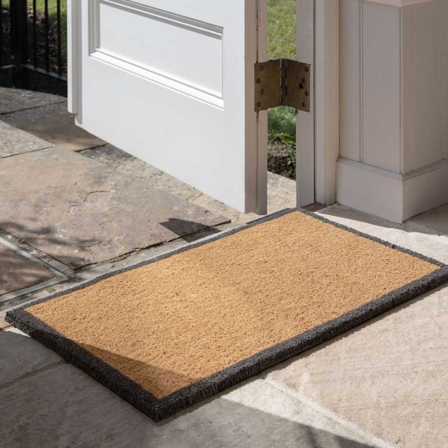 Garden Trading Charcoal Border Doormat - Large