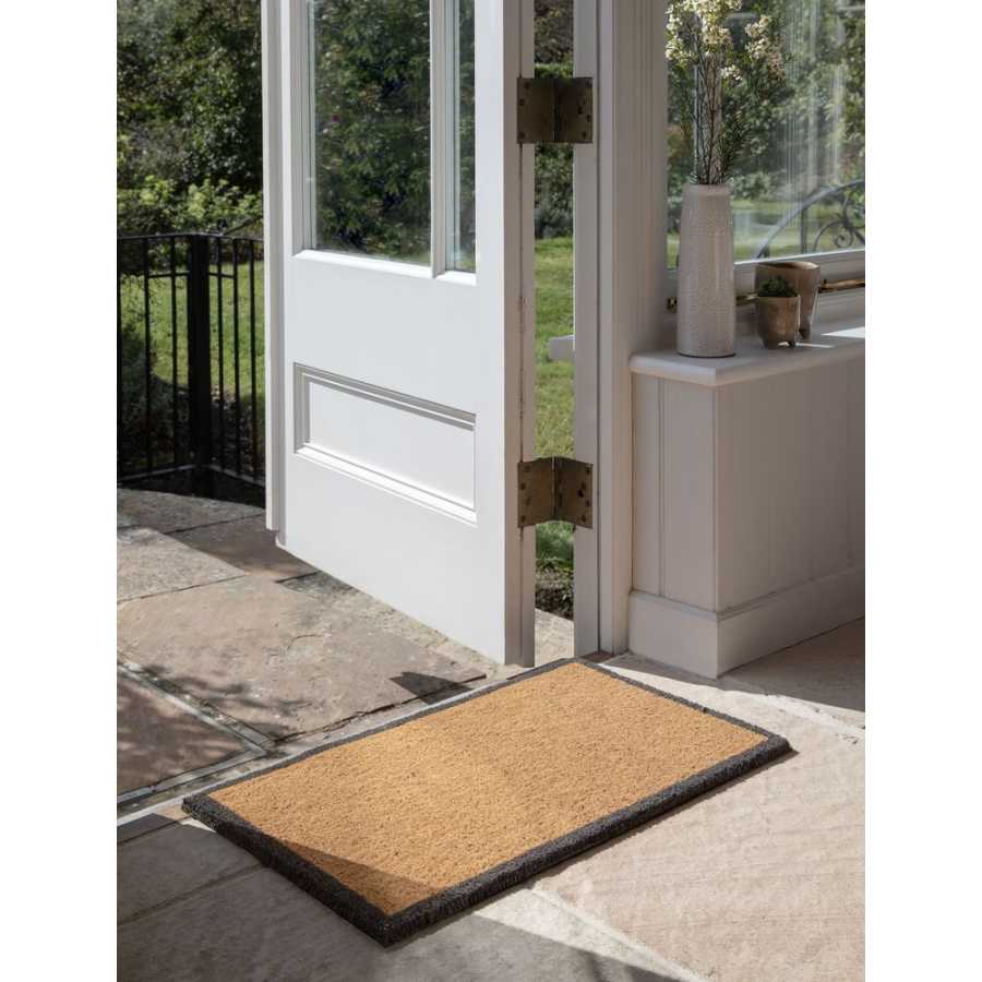 Garden Trading Charcoal Border Doormat - Large