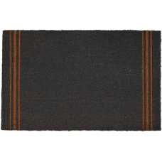 Garden Trading Triple Stripe Doormat - Charcoal