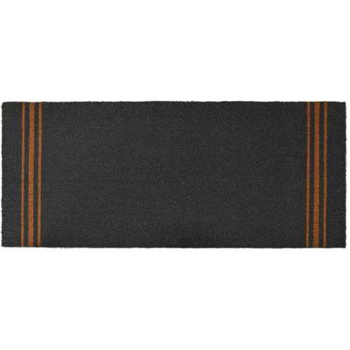 Garden Trading Triple Stripe Double Doormat - Charcoal