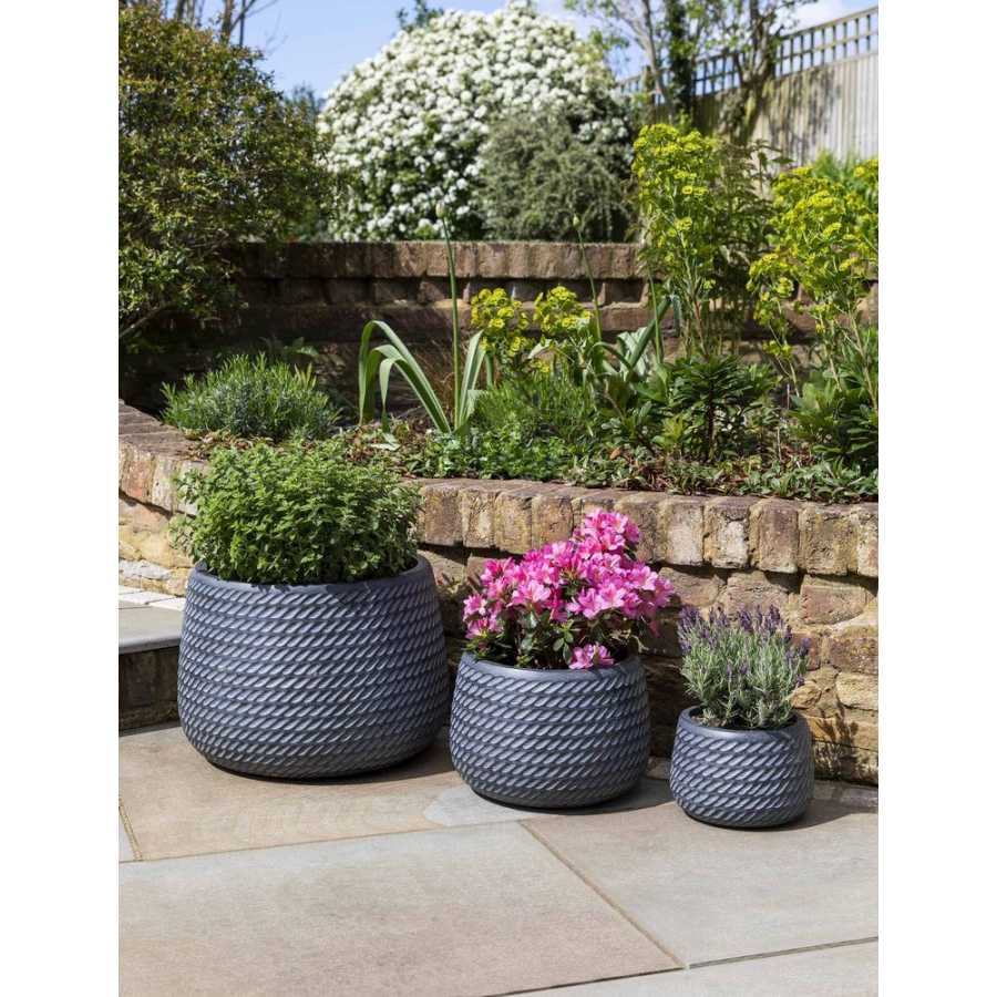 Garden Trading Bramdean Planters - Set of 3 - Grey