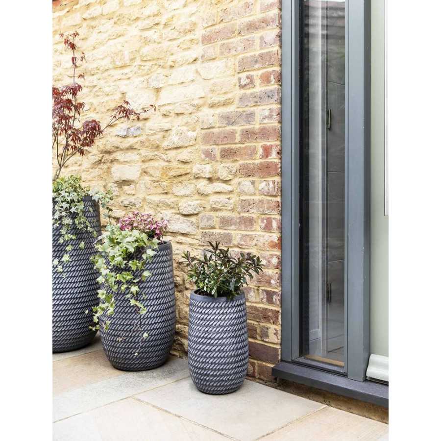 Garden Trading Bramdean Tall Planters - Set of 3 - Grey