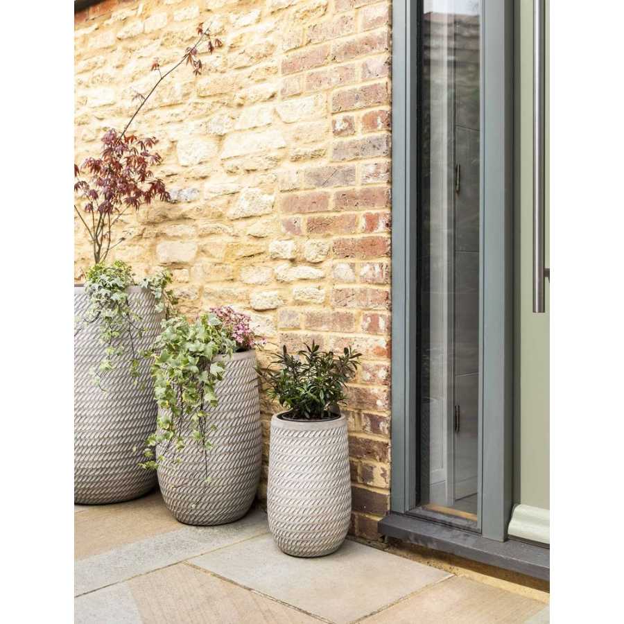 Garden Trading Bramdean Tall Planters - Set of 3 - Brown