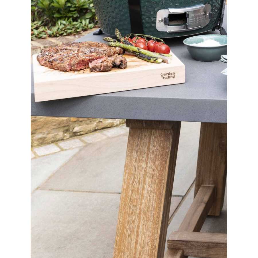 Garden Trading Chilford Outdoor Table & Bench Set - Grey - Large