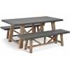 Garden Trading Chilford Outdoor Table & Bench Set - Grey