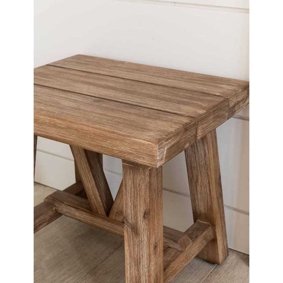 Garden Trading Chilford Outdoor Stool - Natural