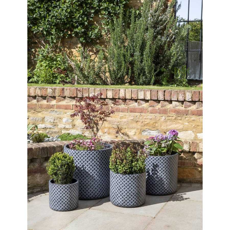 Garden Trading Holbeton Planters - Set of 4 - Grey