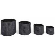 Garden Trading Holbeton Planters - Set of 4 - Grey