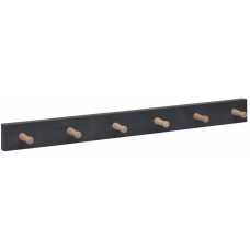 Garden Trading Clockhouse 6 Coat Rack - Carbon