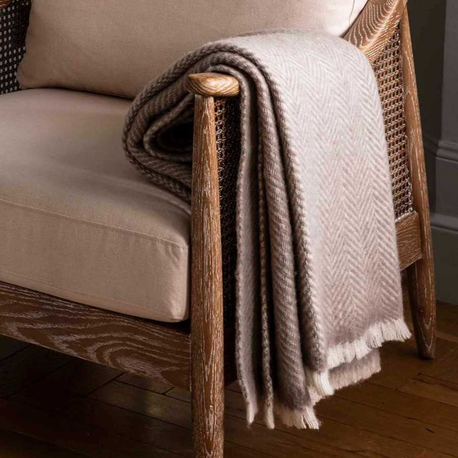 Garden Trading Leigh Herringbone Throw