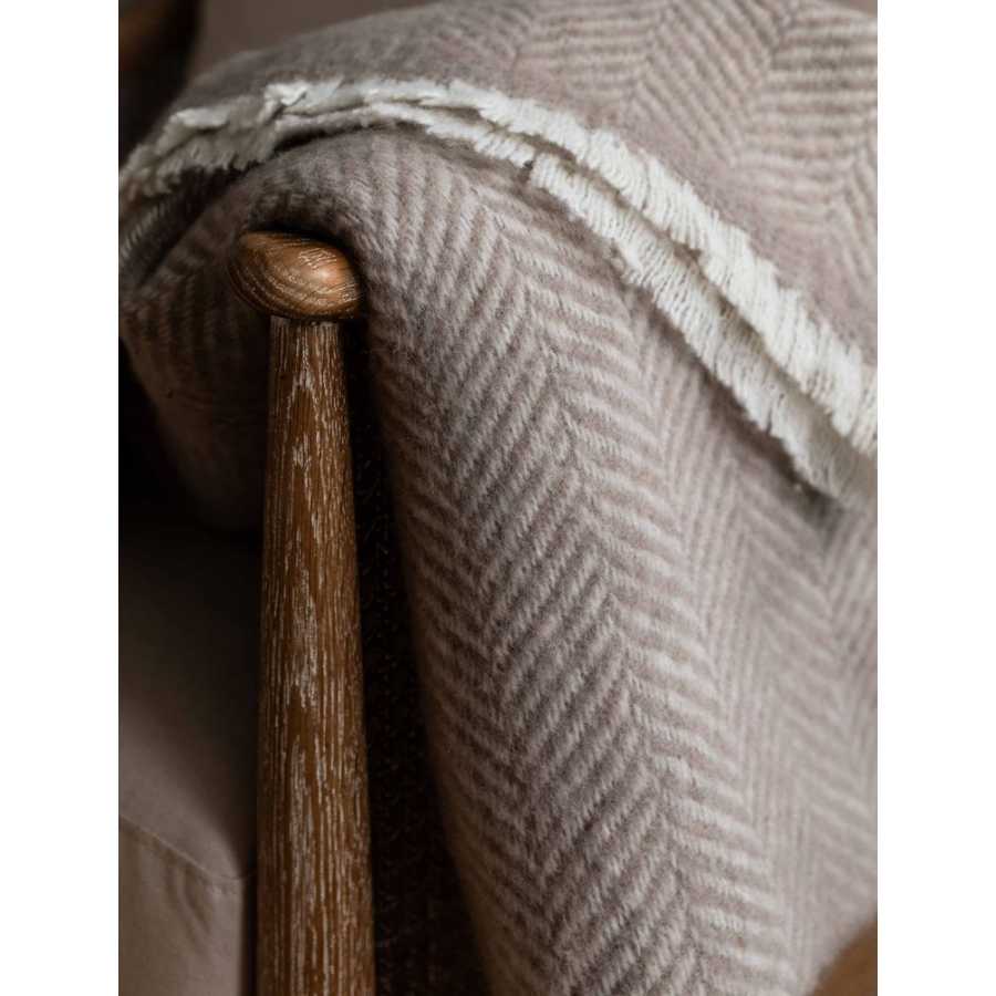 Garden Trading Leigh Herringbone Throw