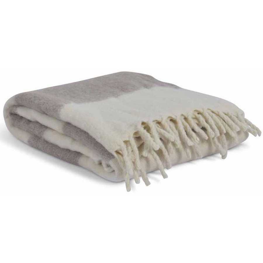 Garden Trading Leigh Wide Stripe Throw