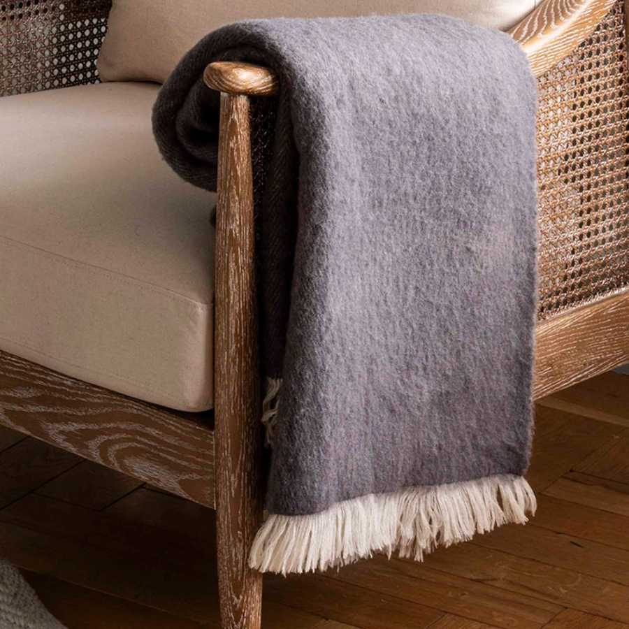 Garden Trading Leigh Throw - Grey