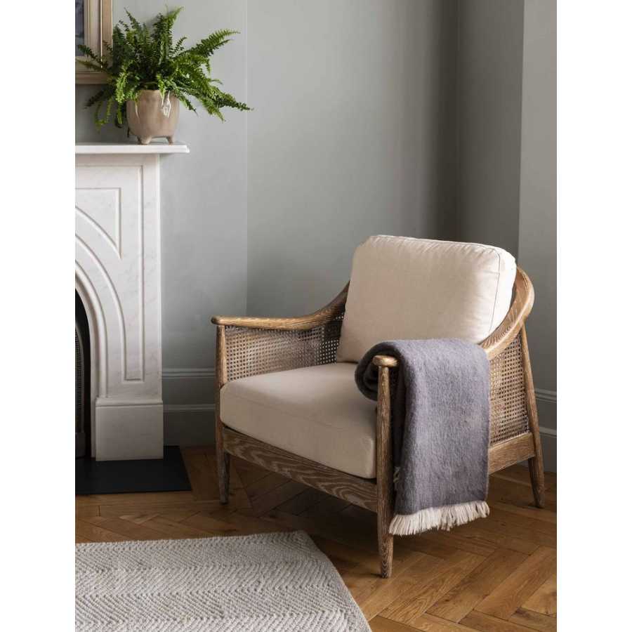 Garden Trading Leigh Throw - Grey