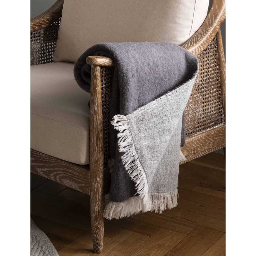 Garden Trading Leigh Throw - Grey