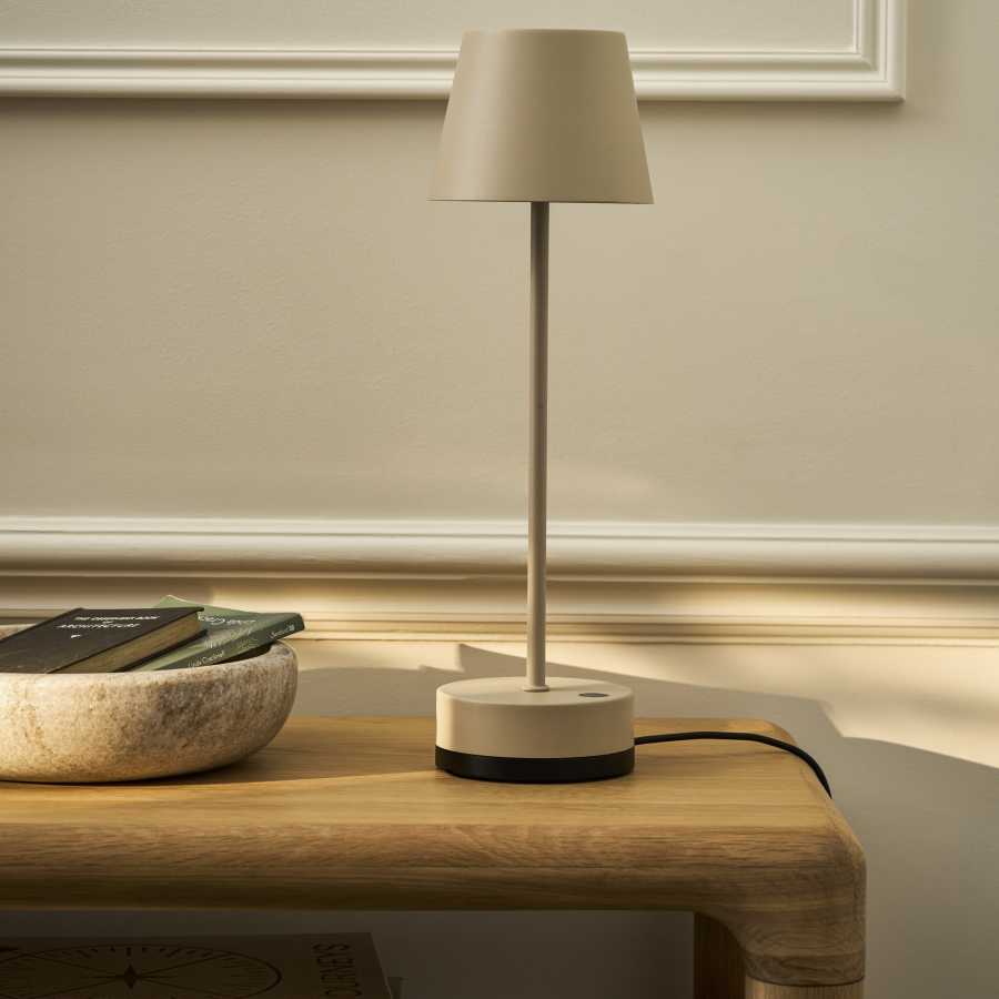 Garden Trading Winstone Rechargeable Table Lamp Carbon