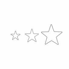 Garden Trading Curzon Christmas Stars Set of 3 Black Garden Trading Curzon Christmas Stars Set of 3 Black