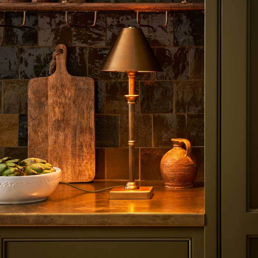 Garden Trading Kelmscot Table Lamp Antique Brass