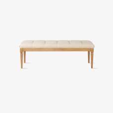 Garden Trading Aldwyn Buttoned Bench Natural