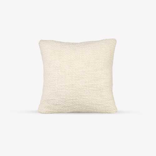 Garden Trading Ashfield Chunky Knit Cushion Ivory 50x50cm Wool