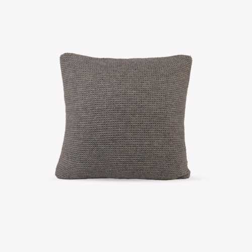 Garden Trading Bartley Knit Cushion Grey 50x50cm Wool Garden Trading Bartley Knit Cushion Grey 50x50cm Wool