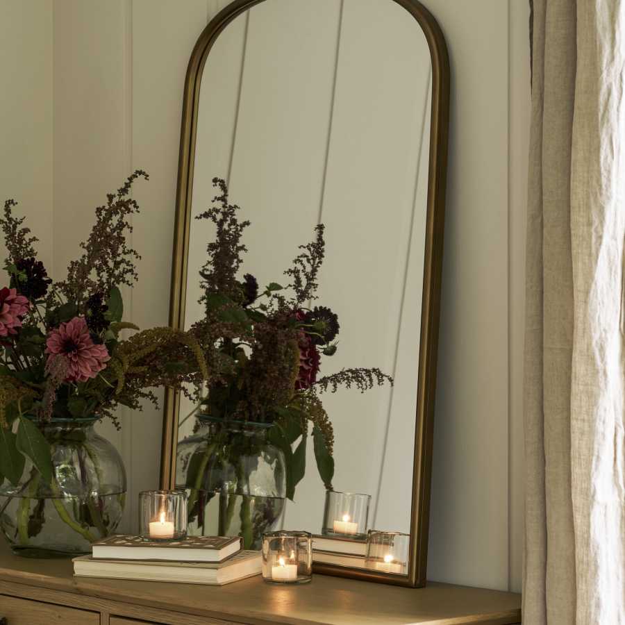 Bowcott Arched Mirror 92x61cm Bronze Finish Garden Trading Bowcott Arched Mirror 92x61cm Bronze Finish