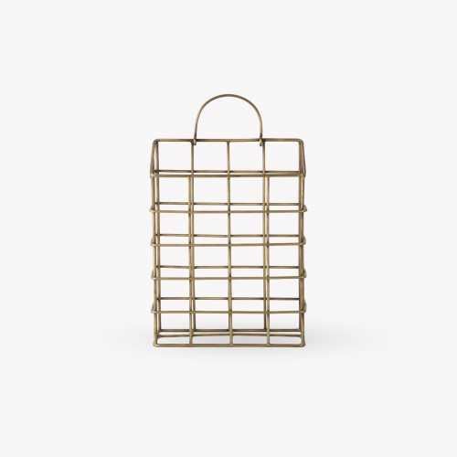 Garden Trading Brompton Wall Letter Holder Antique Brass