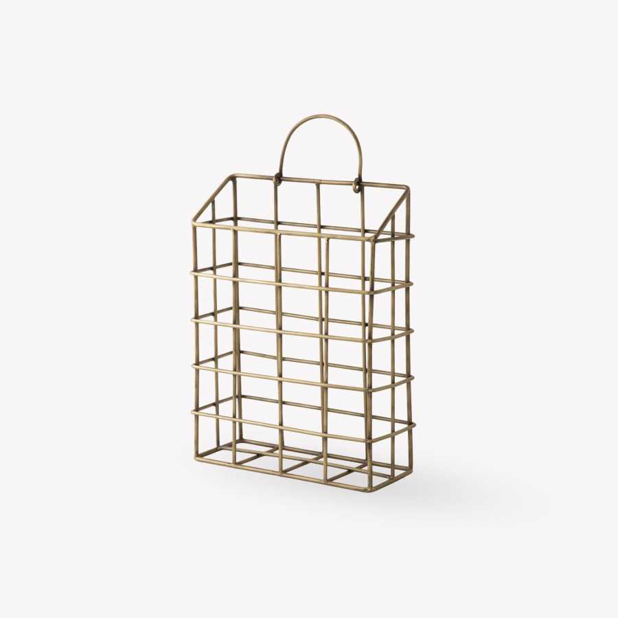 Garden Trading Brompton Wall Letter Holder Antique Brass