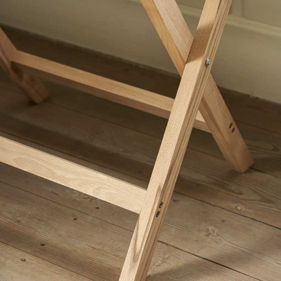 Garden Trading Classic Weekend Folding Luggage Rack Beech