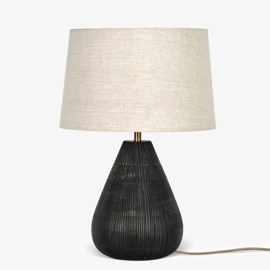 Garden Trading Cleeve Table Lamp Antique Black