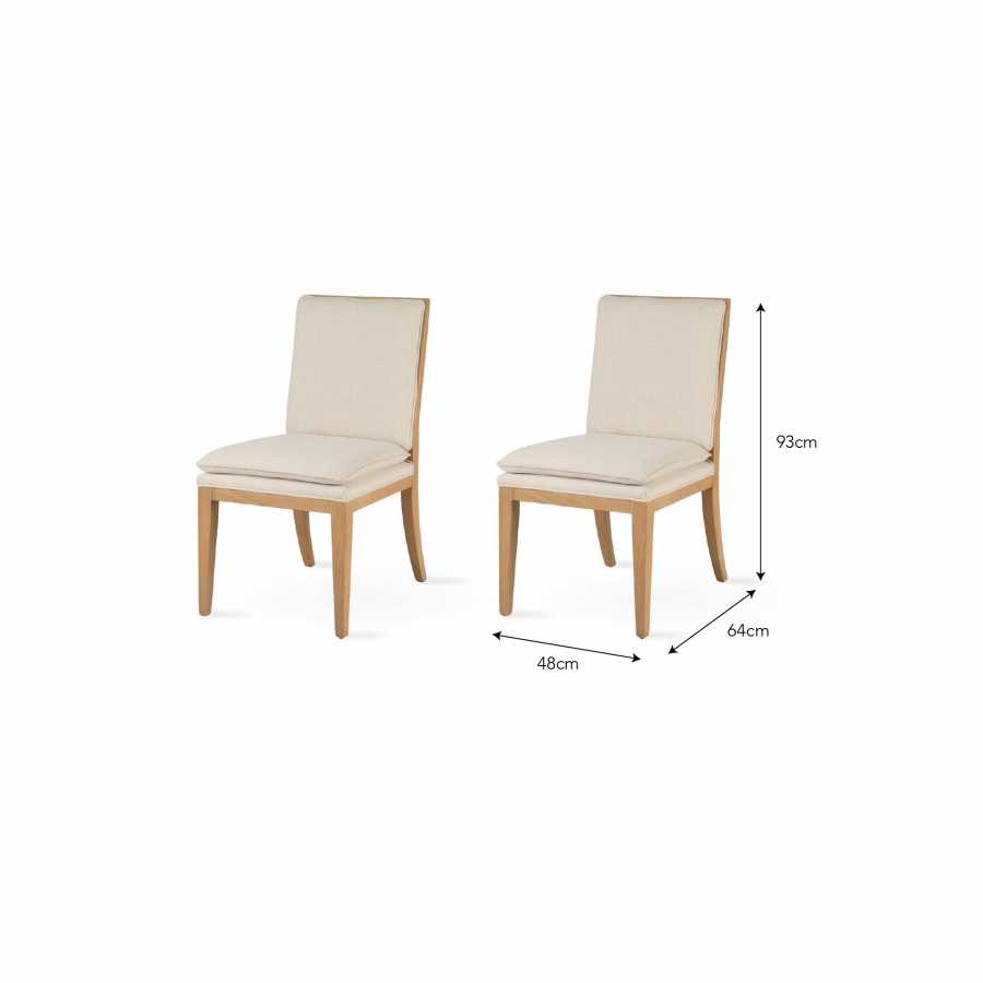 Garden Trading Farmoor Dining Chair Set of 2 Natural