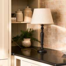 Garden Trading Harwell Table Lamp Antique Black