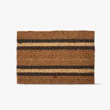 Garden Trading Hatford Stripe Doormat Small Antique Brown