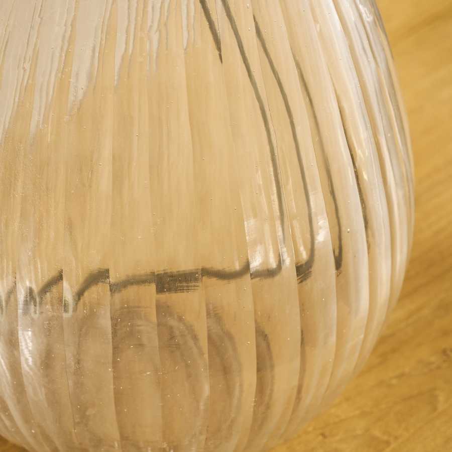 Laurell Glass Table Lamp Clear Garden Trading Laurell Glass Table Lamp Clear