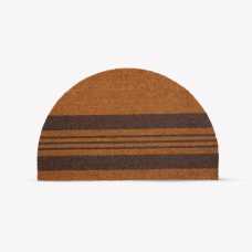 Garden Trading Placement Stripe Doormat Half Moon Antique Brown