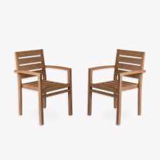 Garden Trading Radley Carver Chairs Set of 2 Antique Wash