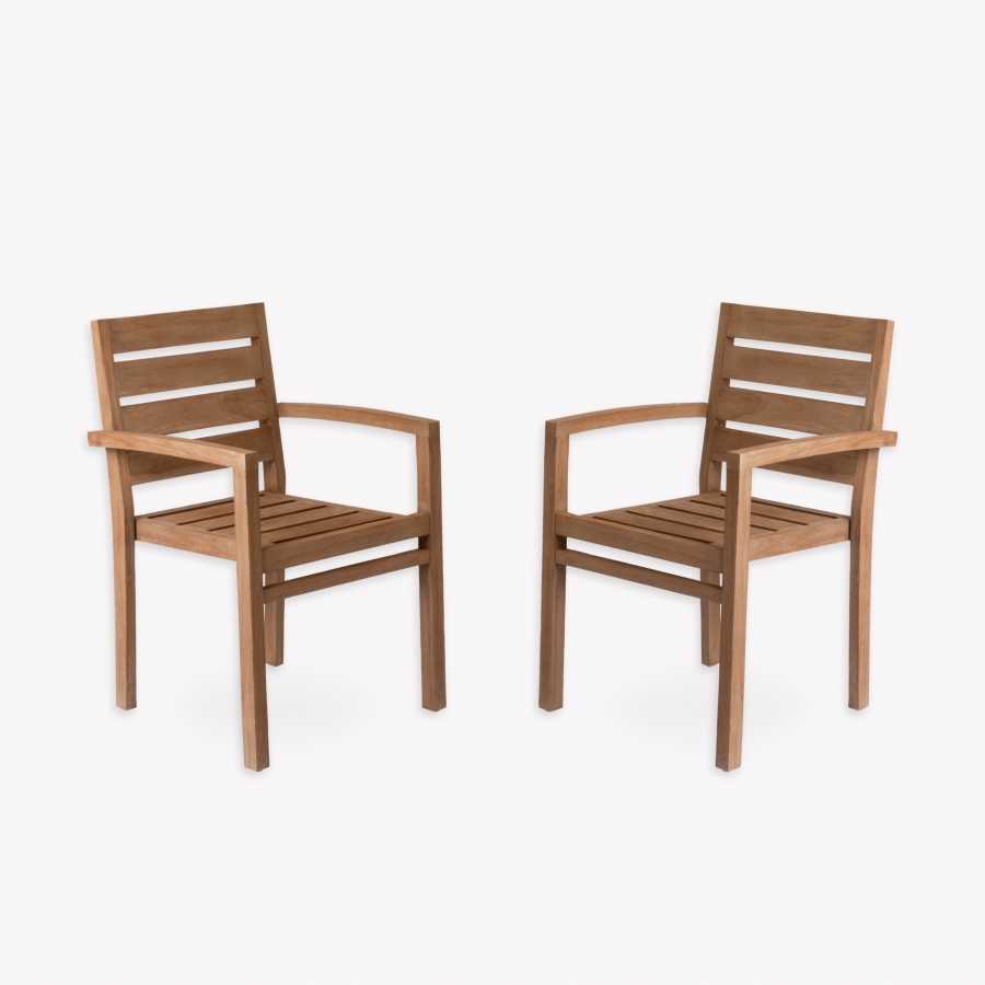 Garden Trading Radley Carver Chairs Set of 2 Antique Wash