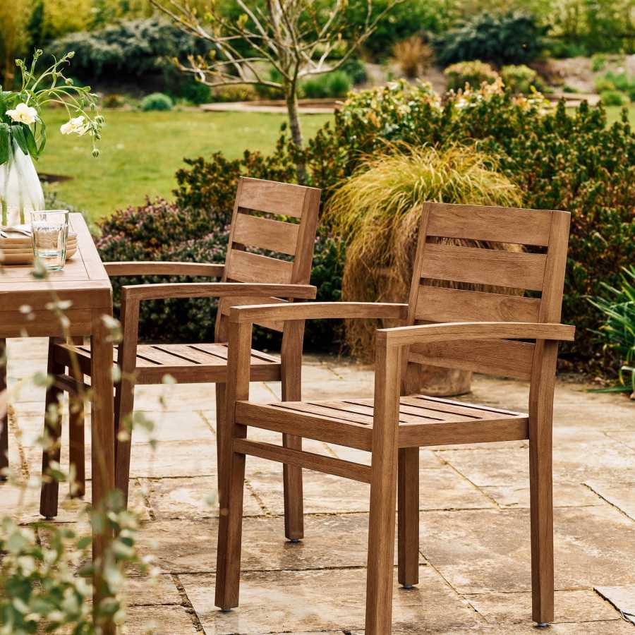 Garden Trading Radley Carver Chairs Set of 2 Antique Wash