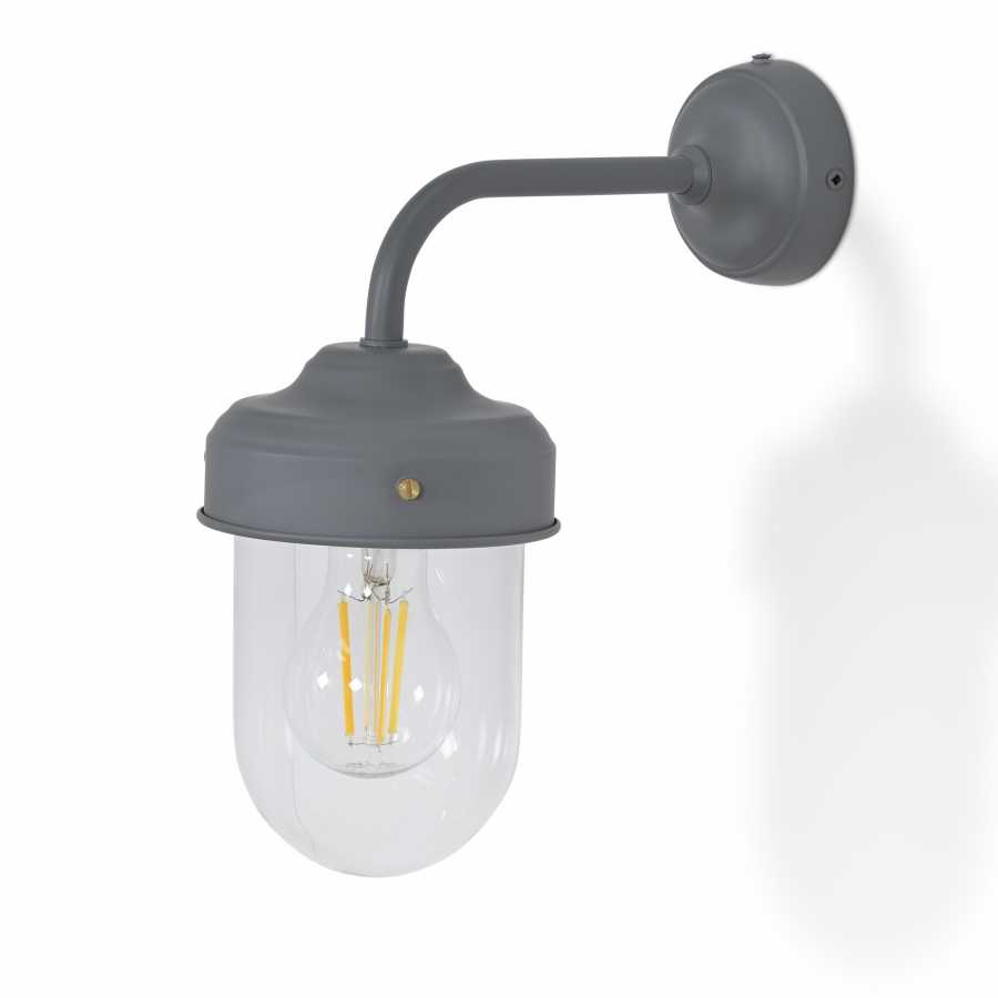 Garden Trading Thurlaston Barn Light Coffee Bean Steel