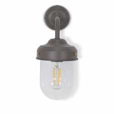 Garden Trading Thurlaston Barn Light Coffee Bean Steel