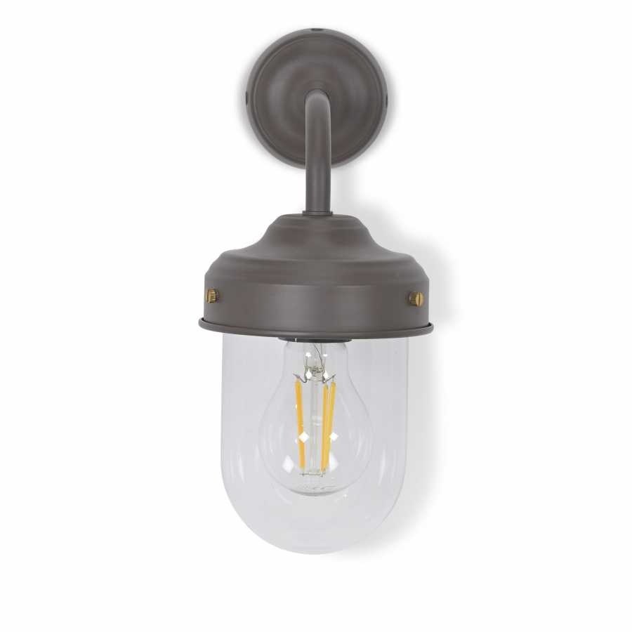 Garden Trading Thurlaston Barn Light Coffee Bean Steel