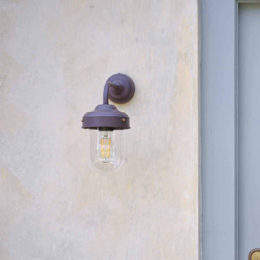 Garden Trading Thurlaston Barn Light Coffee Bean Steel