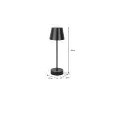 Garden Trading Winstone Rechargeable Table Lamp Carbon